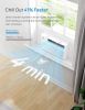 Window Air Conditioner, 8000 BTU U-Shaped Inverter AC Unit, Cools Up to 350 sq ft, 42db Ultra Quiet, Easy Installation