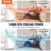 Portable Air Conditioner 14k BTU 4 in 1 AC Warm/Cool Dehumidifier Fan