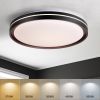 15.75in LED Ceiling Light Fixture 24W,2400LM, 5 CCT Colors 2700K 3000K 3500K 4000K 5000K, Dimmable Modern Light Fixture for Bedroom Bathroom Hallway