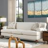 Alana Lawson Three-Cushion Tightback Sofa, Light Beige Linen