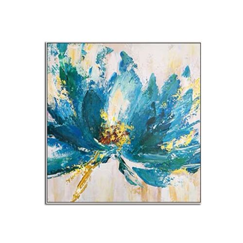 100%Hand Painted Abstract Art Blue Flower Oil Painting On Canvas Art Wall Painting For Living Room wall pictures Home Decoration 100%Hand Painted Abstract Art Blue Flower Oil Painting On Canvas Art Wall Painting For Living Room wall pictures Home Decoration
